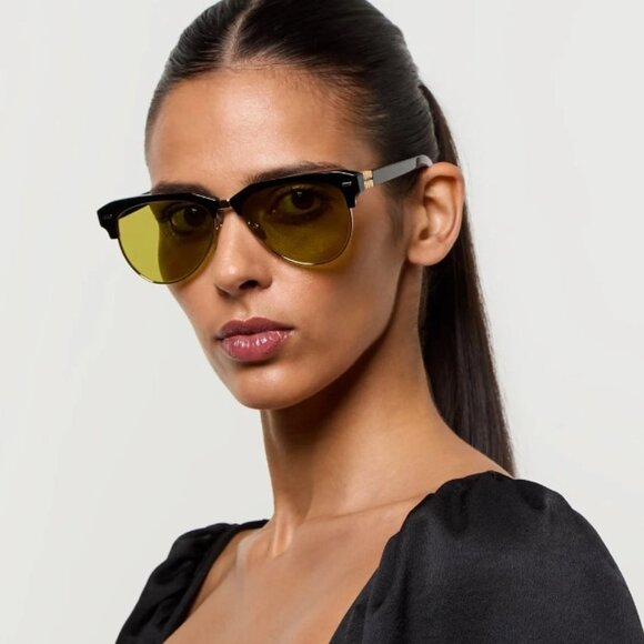 NEW MIU MIU MU 09ZS BLACK GREEN WOMEN SUNGLASSES MU09ZS 1AB07O - Picture 1 of 13